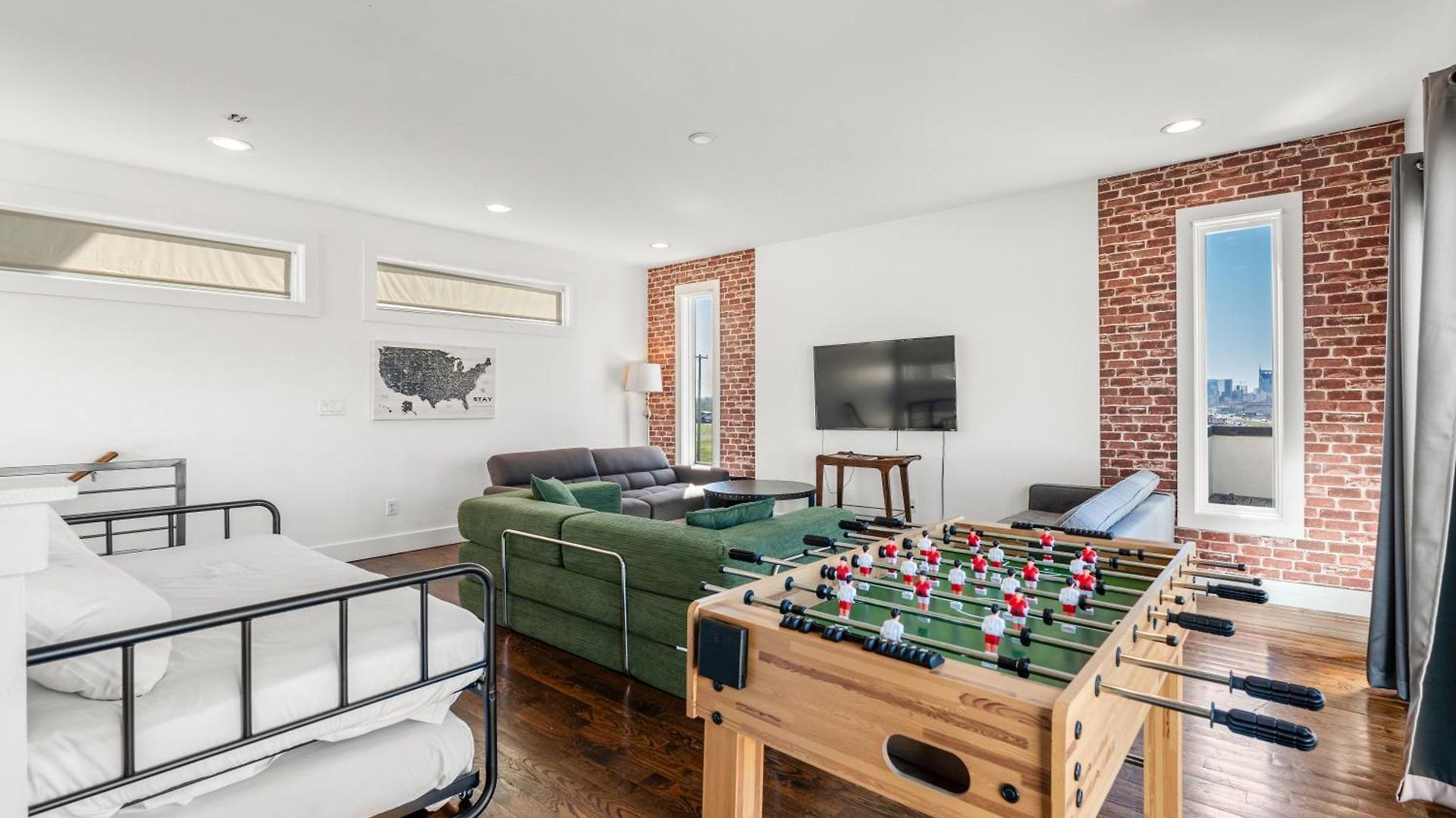 8min To Downtown With Rooftop Golf Grill And Firepit *
