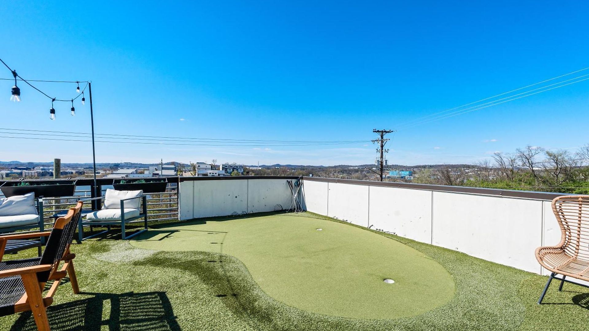 Rooftop Golf Grill And Firepit With Downtown Views Only 8min To Broadway * Nashville