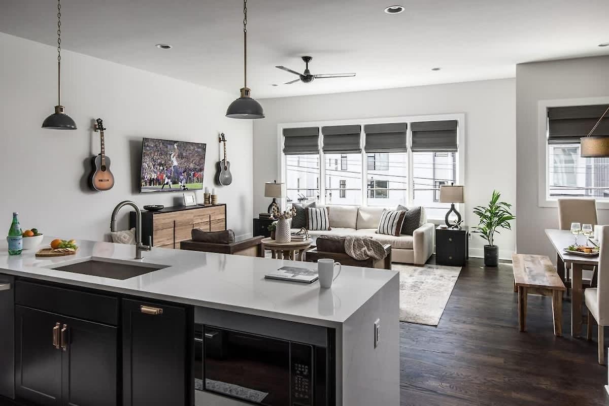 Luxe-tennessee Row-heart Of Gulch-mins To Broadway Nashville