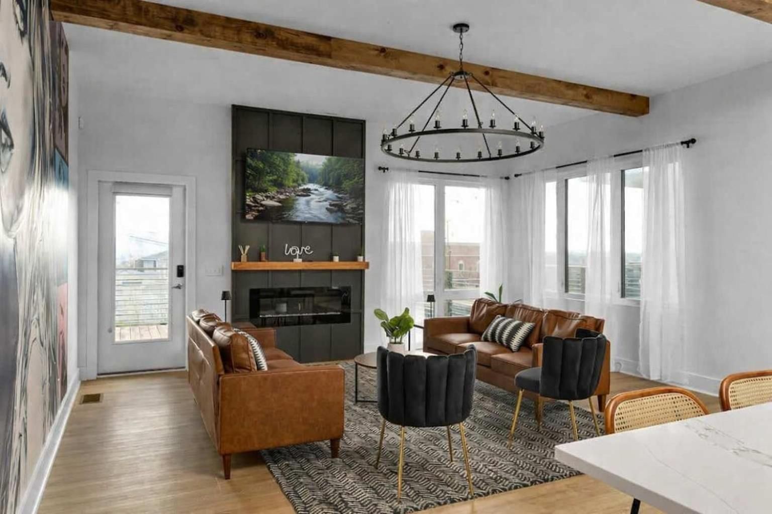 Rooftop Skyline Views - Private Hot Tub - Fire Pit Nashville
