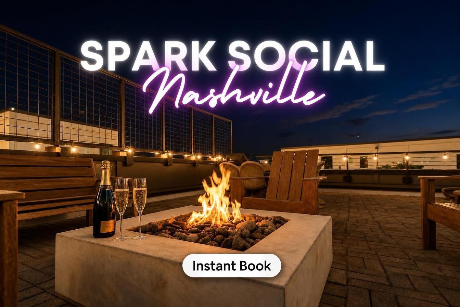 Holiday home Rooftop Fire Pit Lounge Skyline Dt Nash Views *