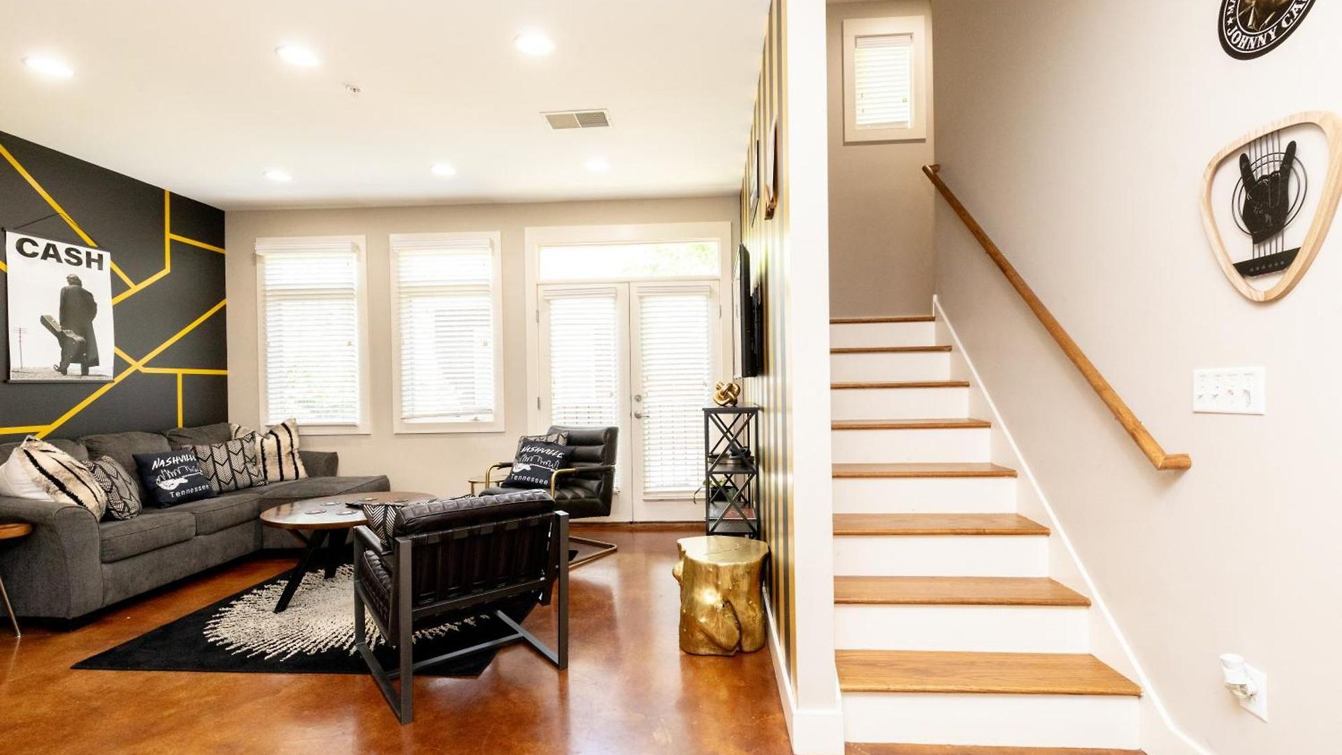 Apartment The Johnny Cash - Music Row District - Free Garage Parking - King Bed