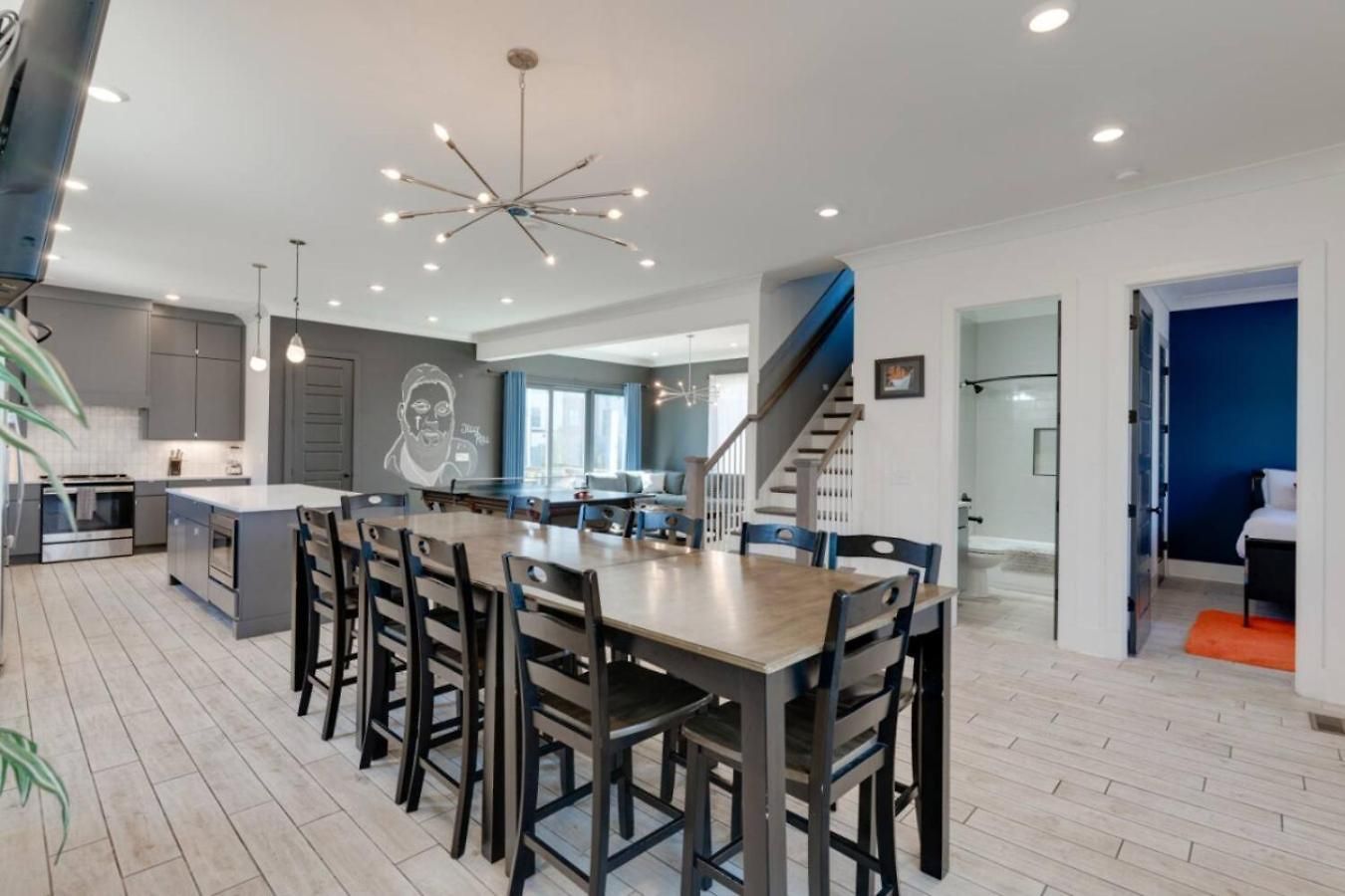 The Mural House, 11 Bed Group Hq ,near The Gulch Holiday home