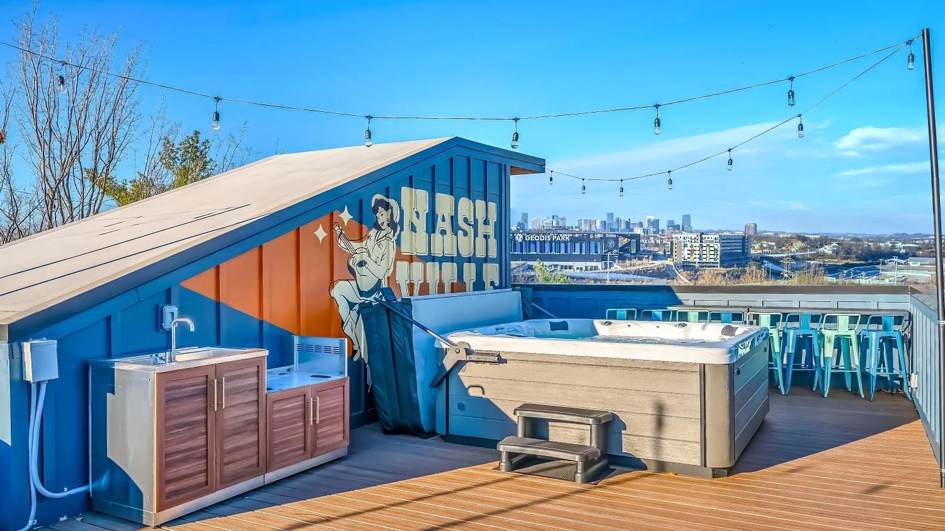 Holiday home Twin Homes Rooftop Deck Hot Tub Outdoor Kitchen