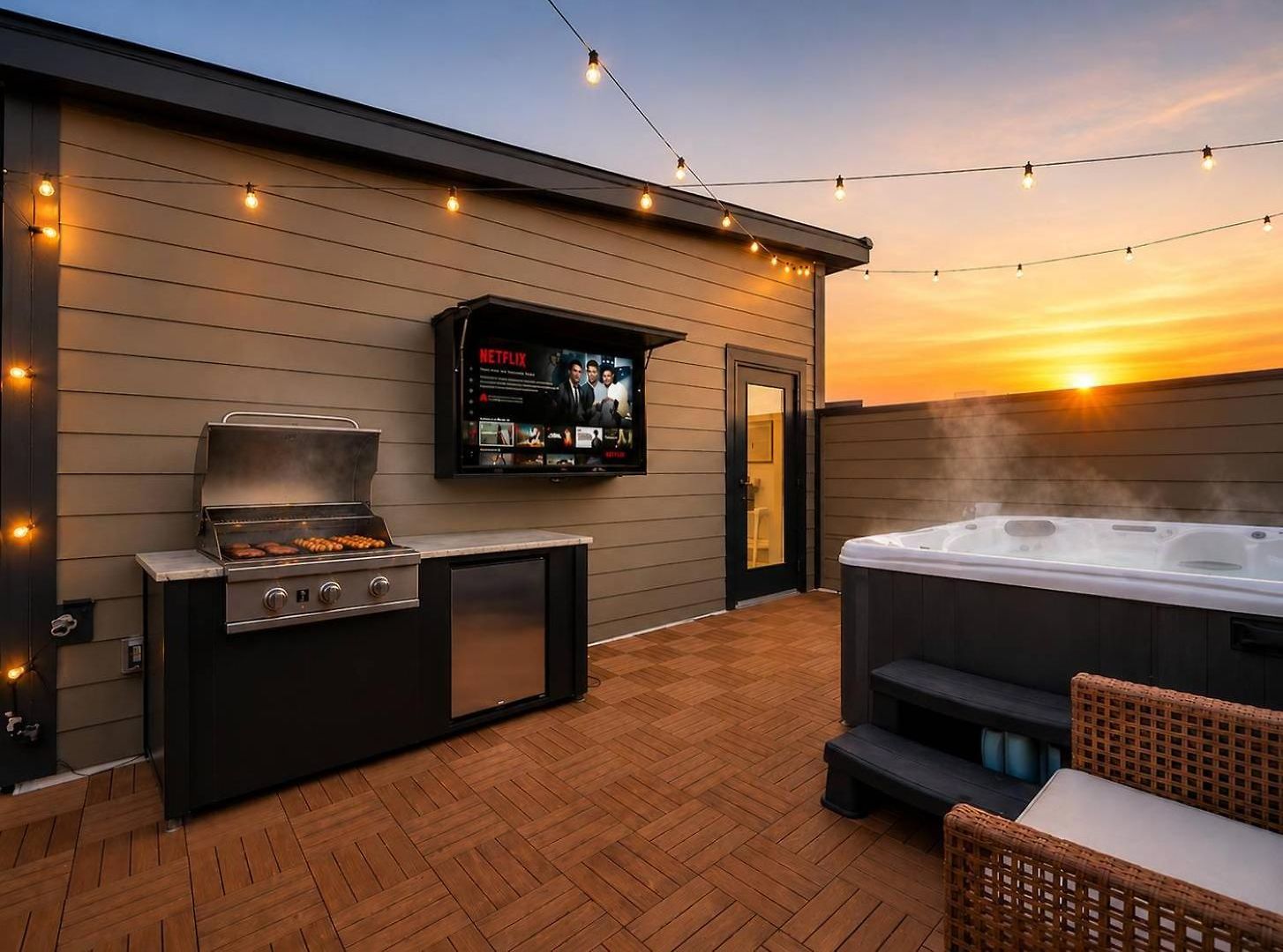 Modern Multi-level Retreat With Rooftop Hot Tub Apartment Nashville