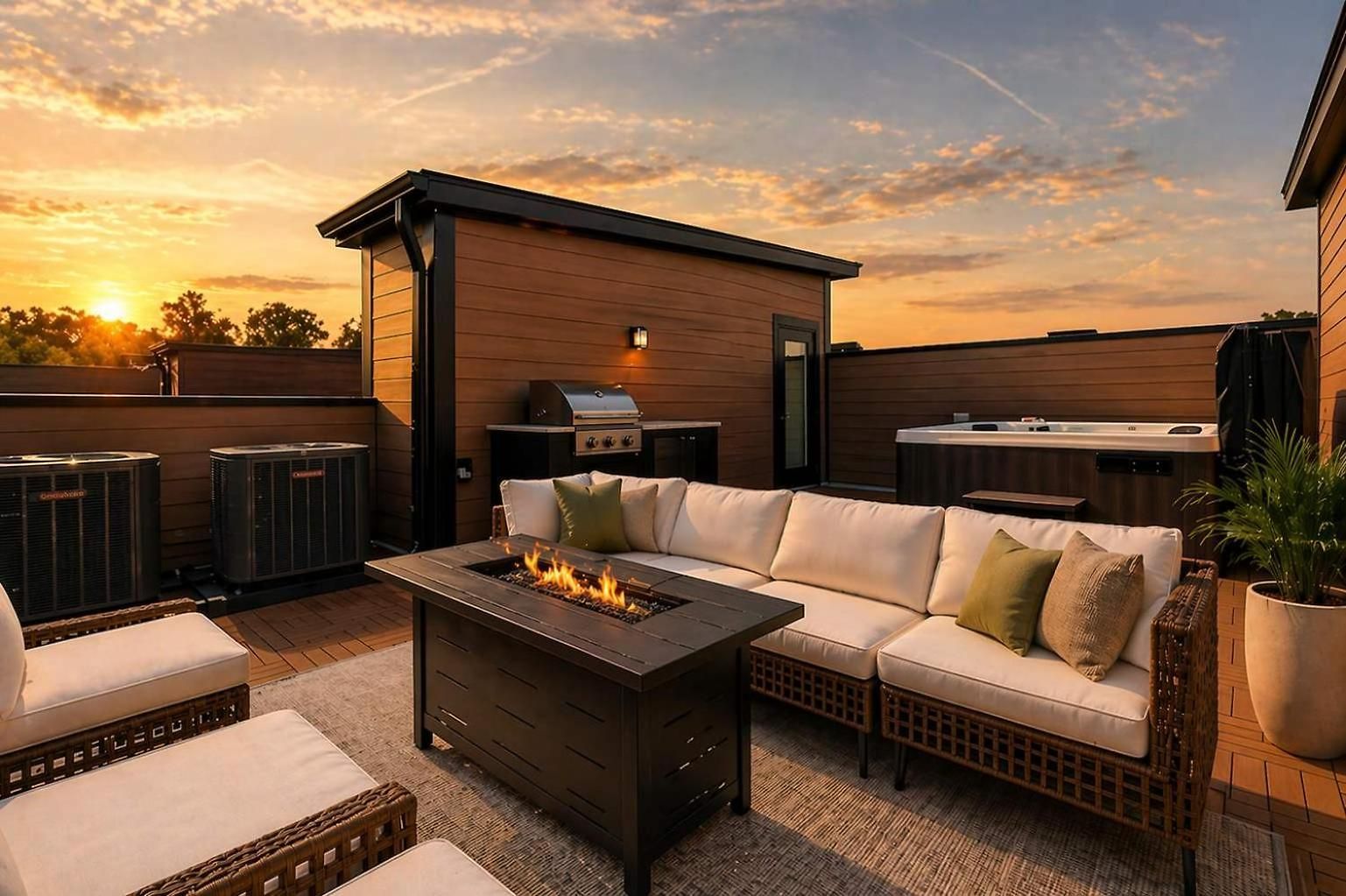 Holiday home Multi-level Retreat With Hot Tub And Rooftop Views *
