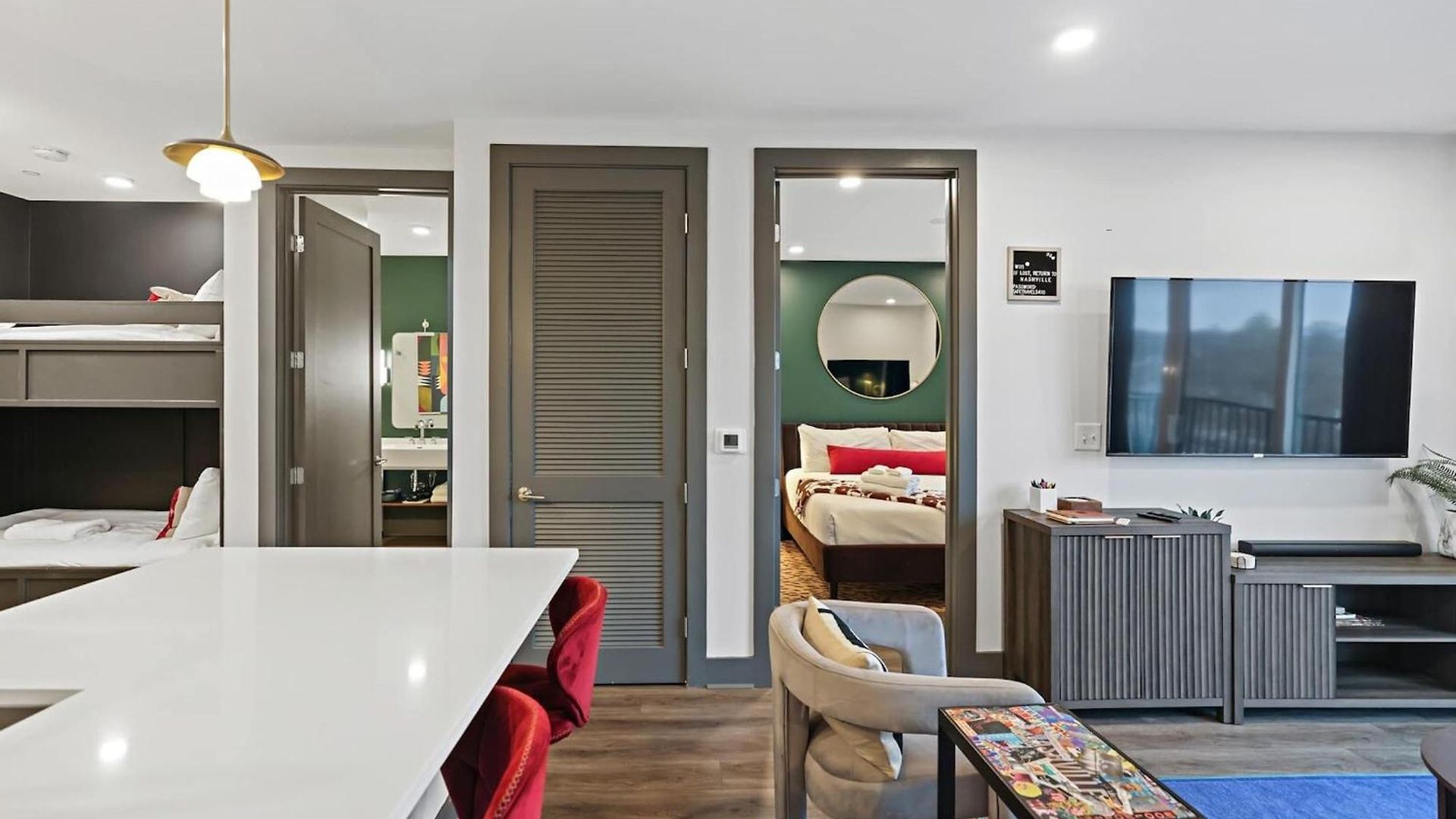 Modern For 6 With Rooftop & Gym Near Dt * Nashville