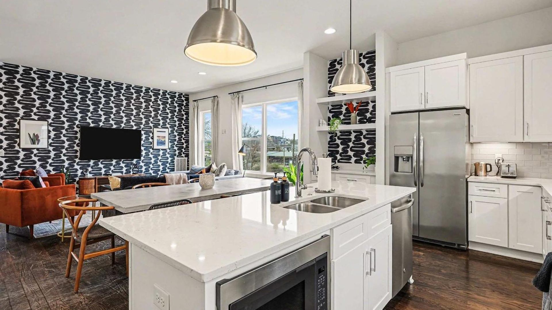 Holiday home Chic Townhome X3 W Rooftop Views Near Broadway
