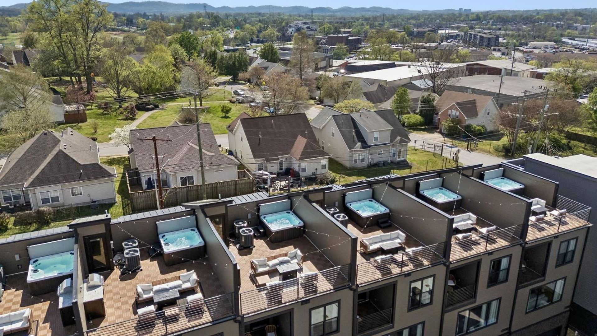 Holiday home Modern Townhouse Rooftop Hot Tub & Fireplace Nashville