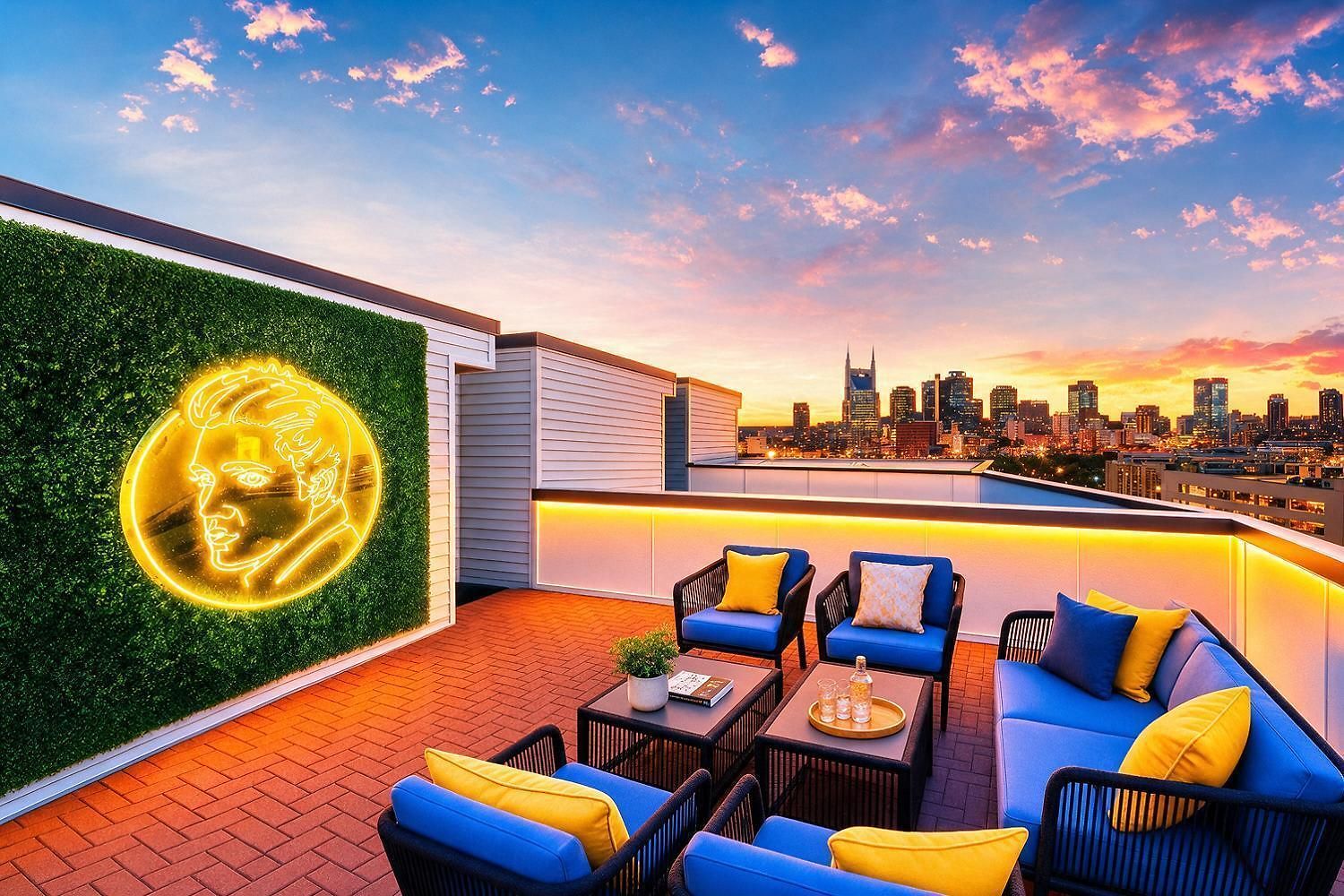 New Luxe Roofdeck 13 Beds Holiday home Nashville