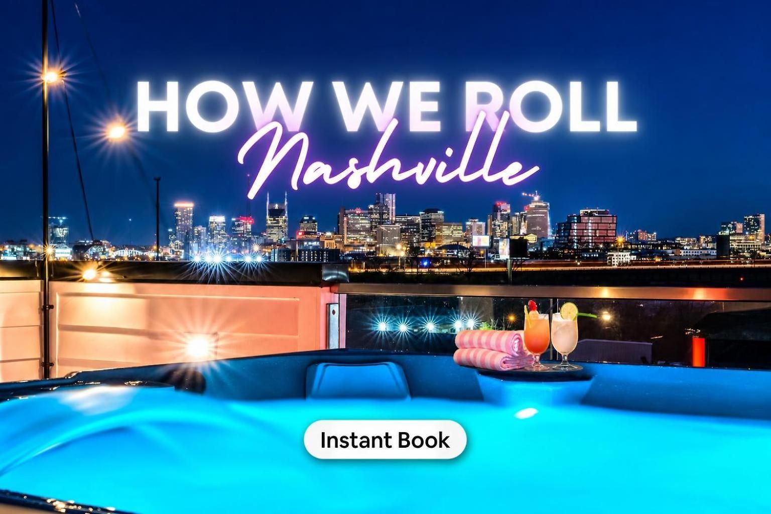 Holiday home New We Roll Rooftop - Hot Tub With Views - 13 Beds Nashville