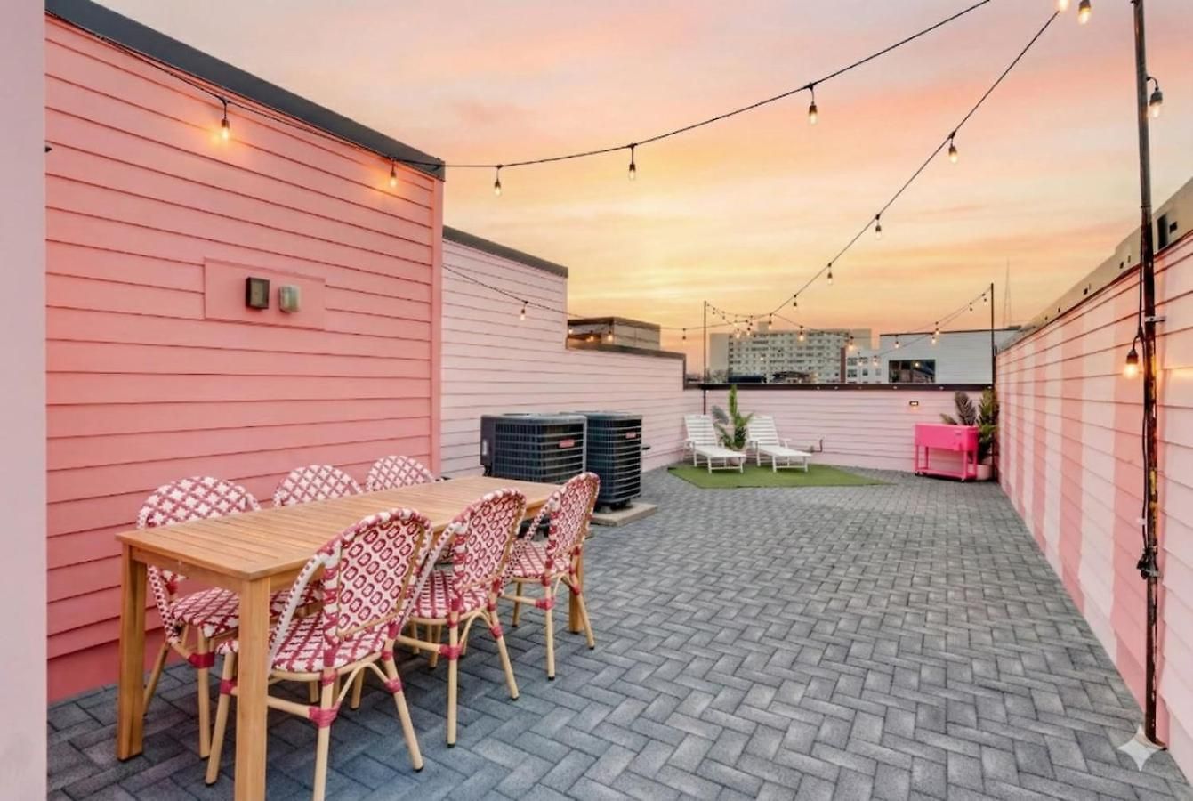The Pink Palace, Rooftop Deck, Bachelorette Hq