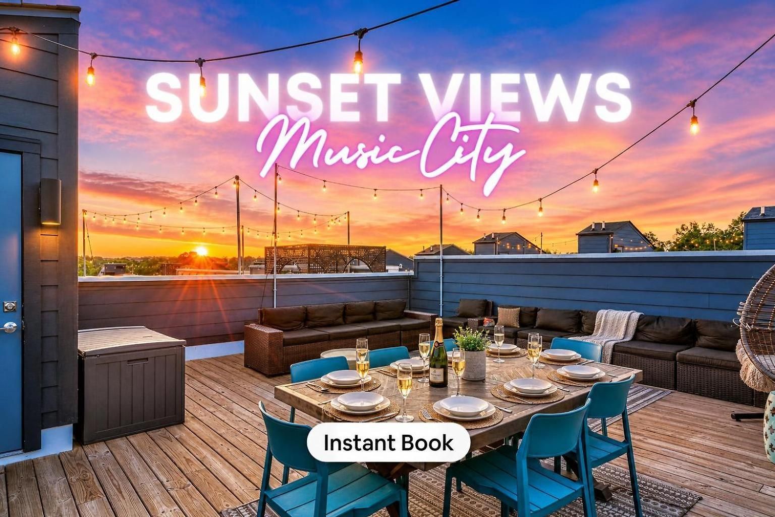 Rooftop Deck 2 Car Garage Near Downtown *