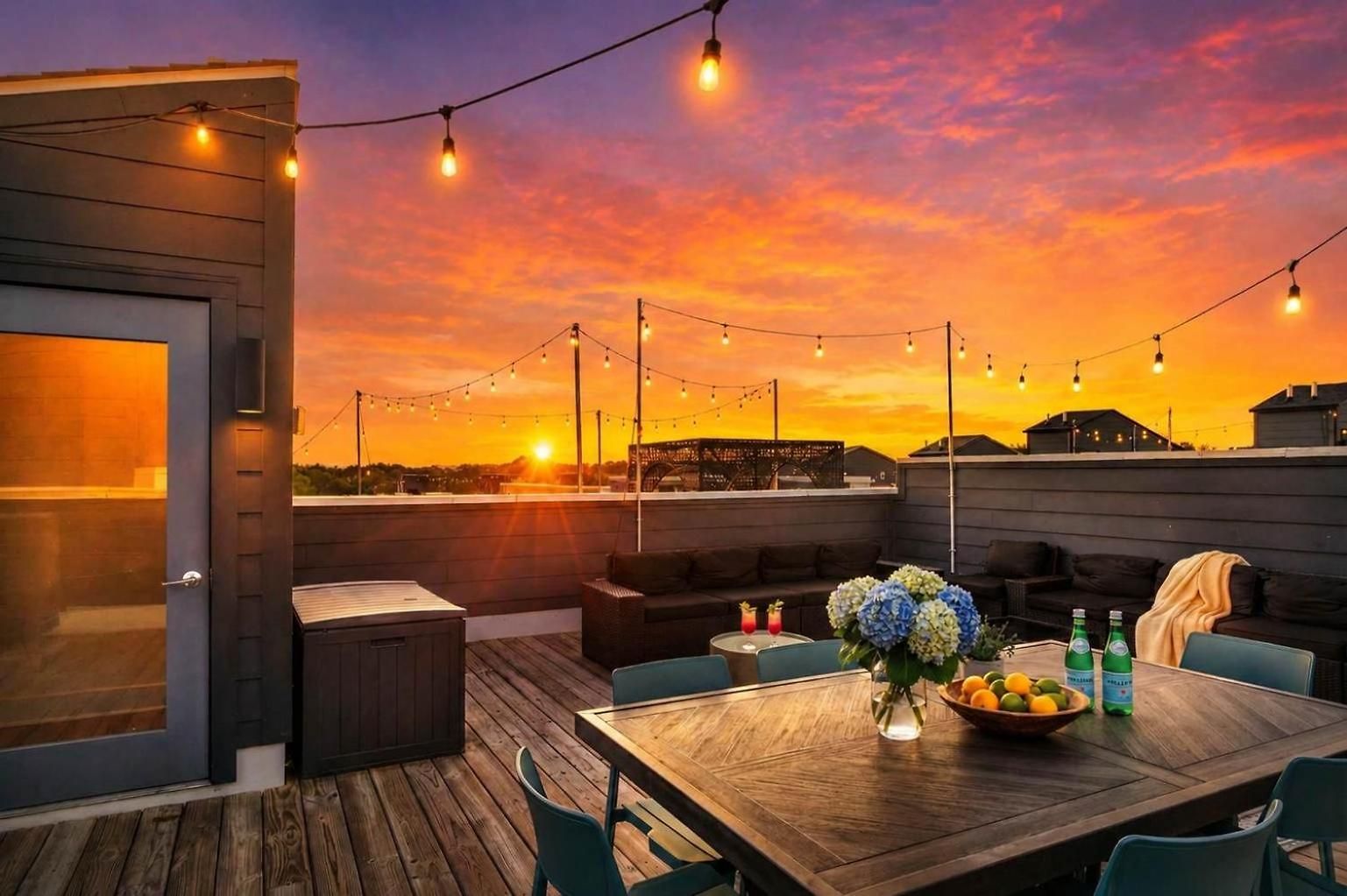 Rooftop Deck 2 Car Garage Near Downtown Nashville