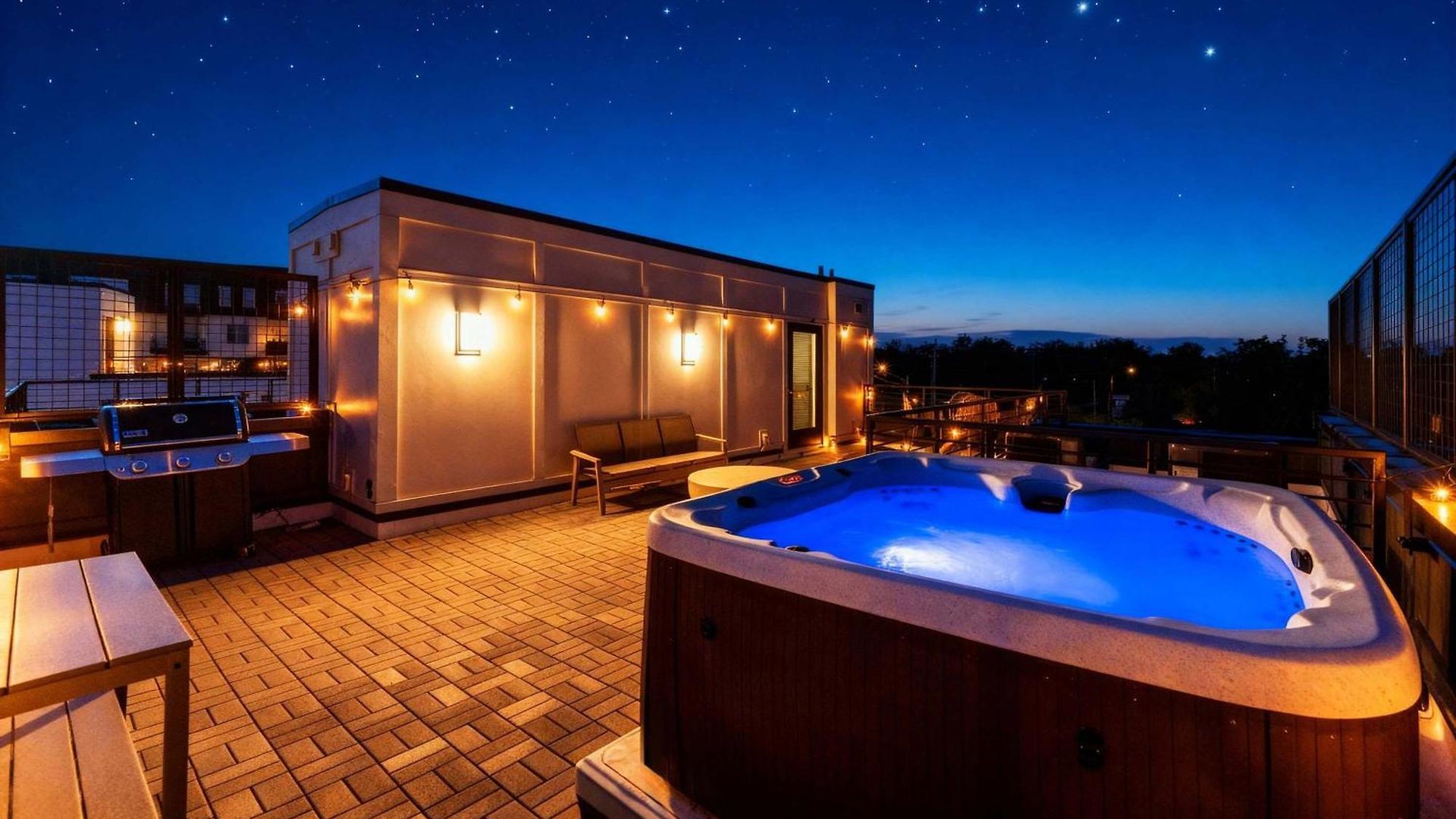 Rooftop Hot Tub Fire Pit 6br Near Broadway * Nashville