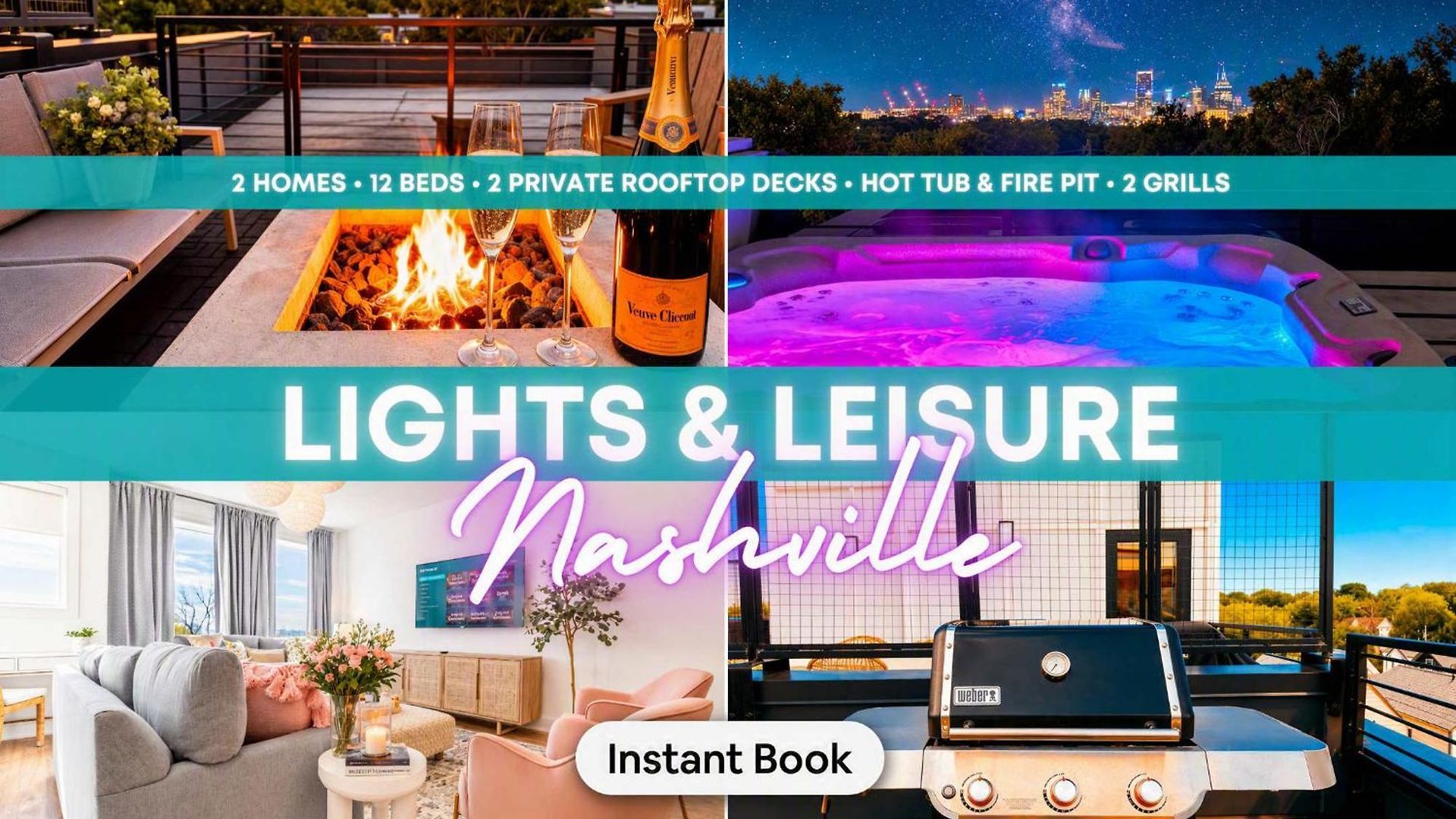 Rooftop Hot Tub Fire Pit 8br Near Broadway Holiday home *