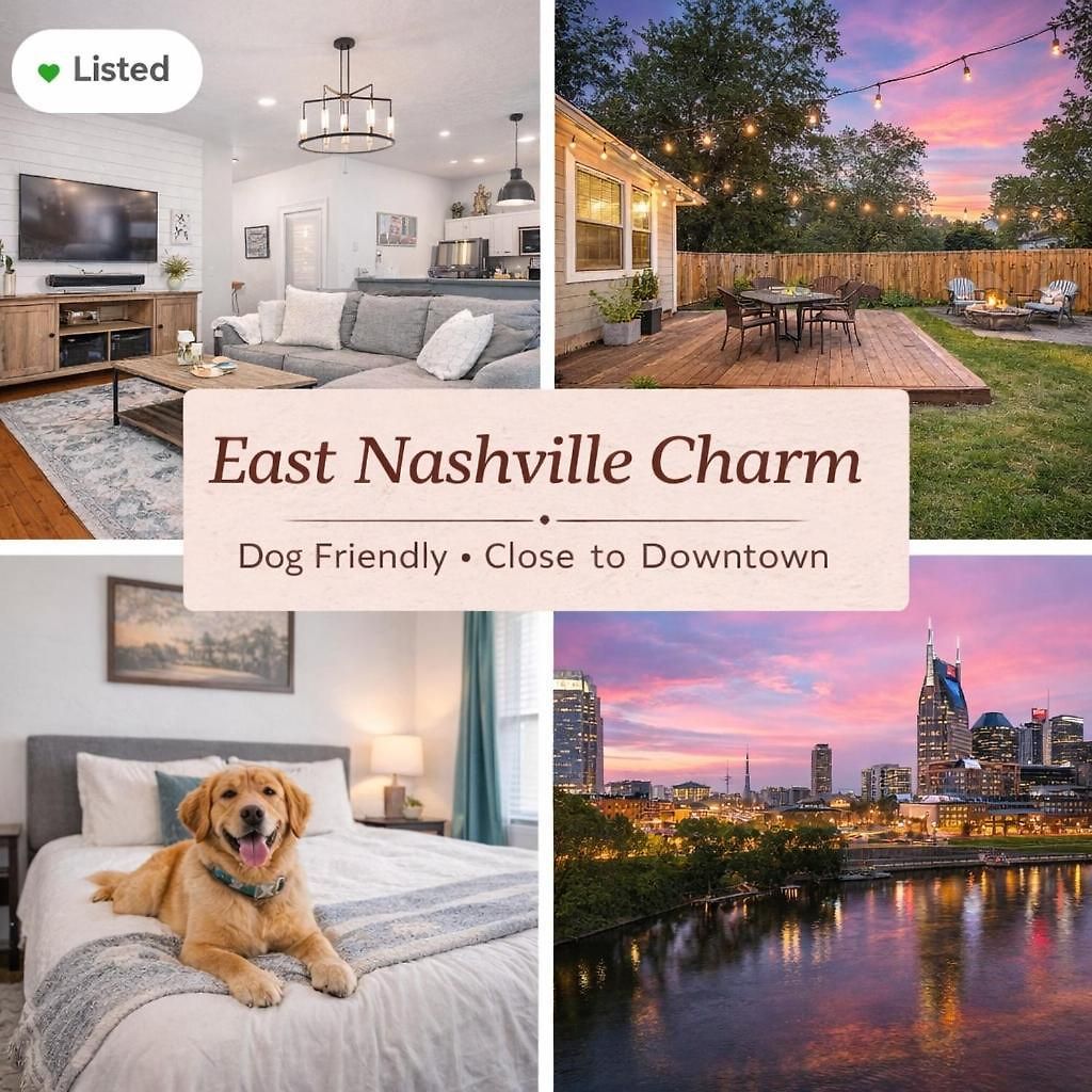 Minutes To Downtown - East Nash 4br,3ba