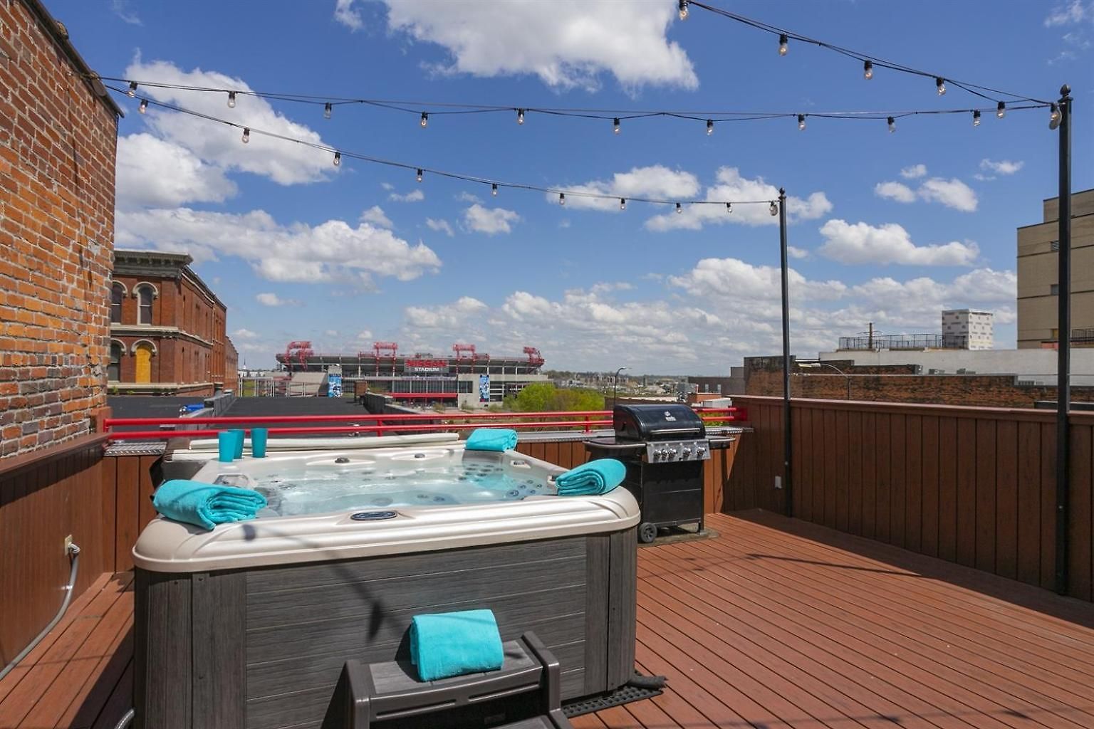 The Titan Penthouse Nashville-rooftop Hot Tub Printer's Alley-steps To Broadway *