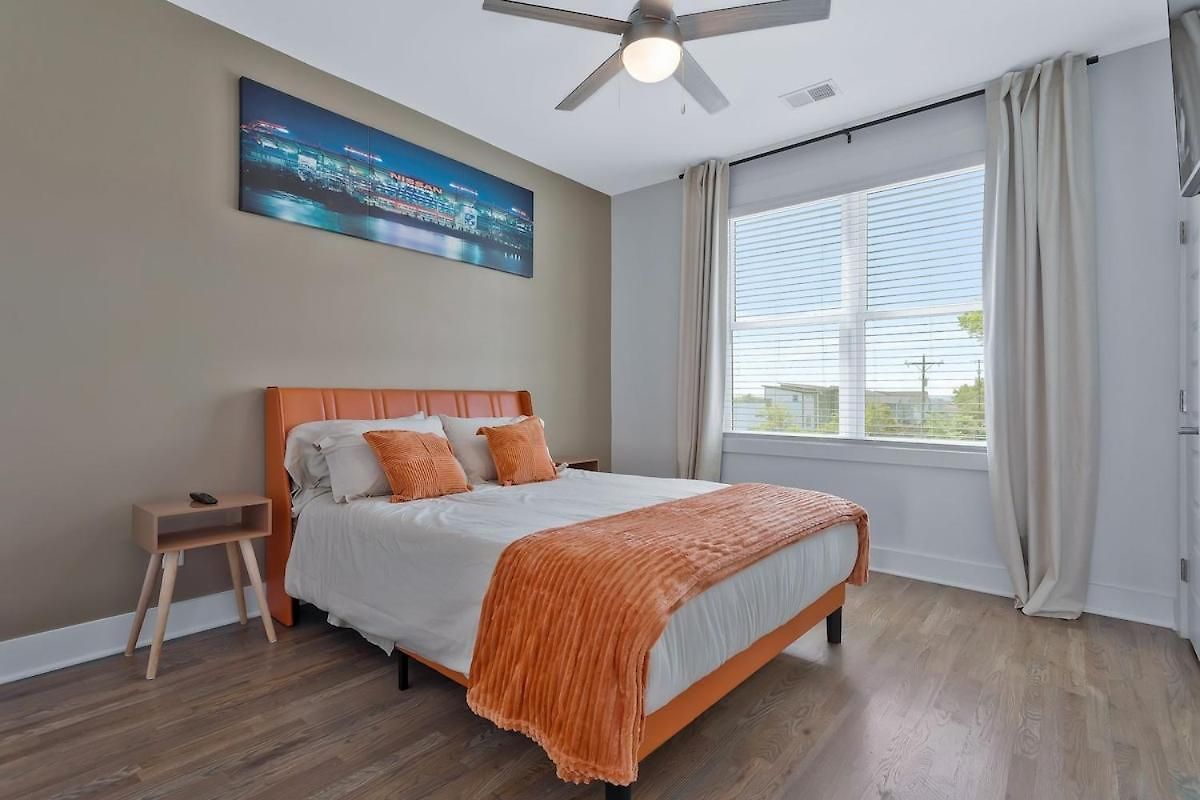 Retronash Penthouse Sleeps 7 Terrace Downtown View Nashville