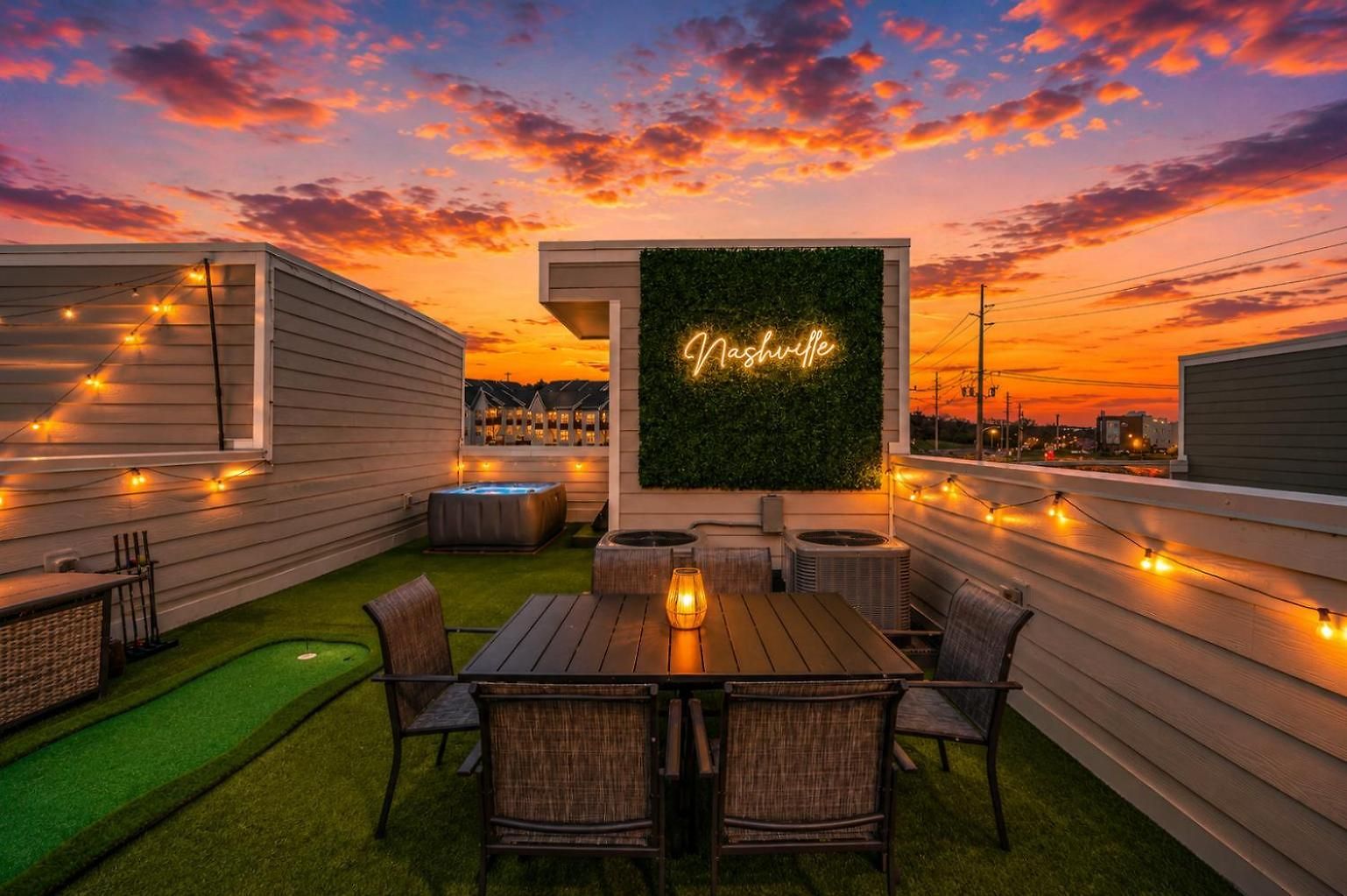 The Encore - Rooftop Hot Tubgame Roomsleeps 12 Homestay Nashville