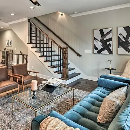 Tasteful Townhome Less Than 2 Miles To Music Row *