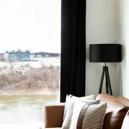 Apartment Stunning River View Walk To Downtown Rooftop Patio