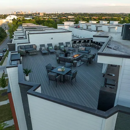 Rooftop Skyline Views Dt Nash Sleeps 12 * Nashville