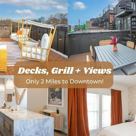Roof Deck Grill Views 2 Miles From Broadway *