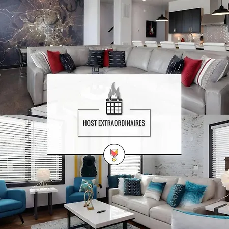 Holiday home Two Townhomes- Rooftop Lounge- Hot Tub- Views Nashville