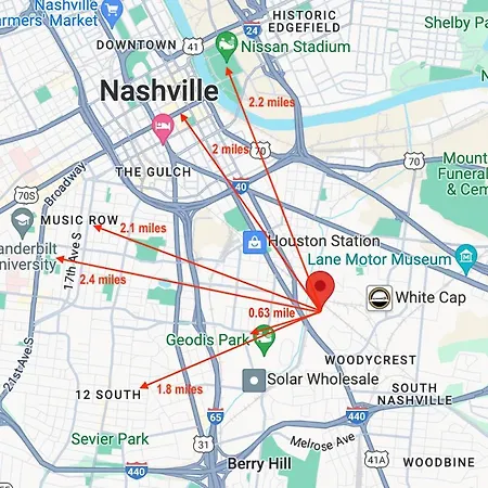 Apartment Modern Townhome 2 Miles South Of Downtown And Broadway Ave Nashville