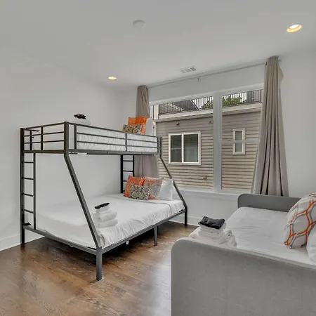 3 Lux Homes Huge Rooftop 2mi To Broadway Sleeps 36 *