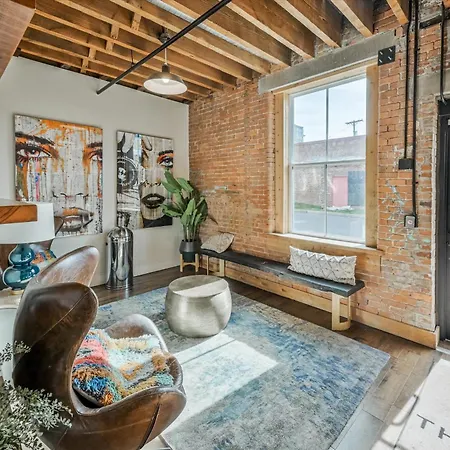 Apartment Luxe Loft With Speakeasy Parking And 2 Mi To Broadway Nashville