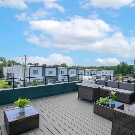 4 Bdr For 12 W Rooftop Deck & Firepit