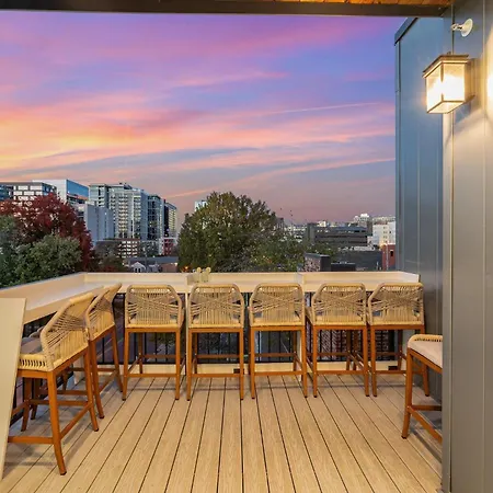 Luxe-rooftop Echo-private Deck-4 Mins Broadway * Nashville