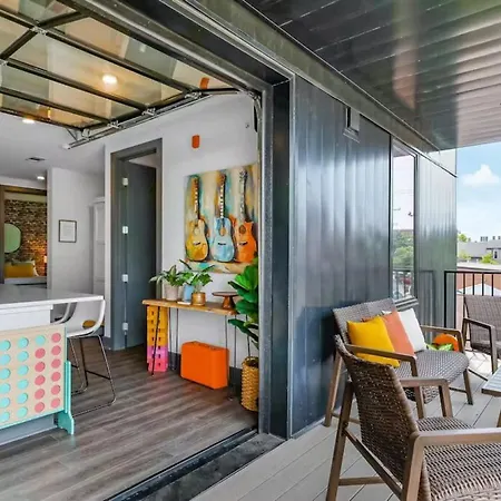 Apartment Oasis At The Muse Modern 2br With Balcony & Rooftop Views Nashville