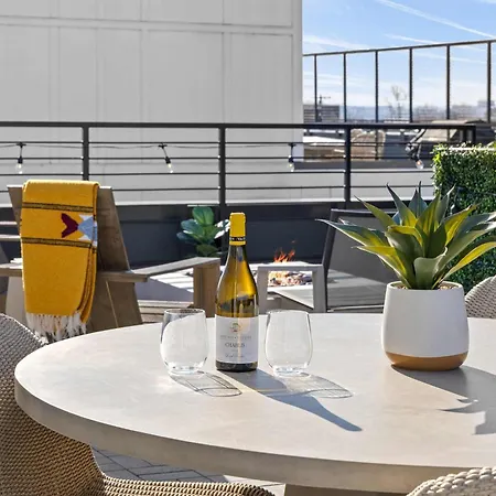 Skyline Views Rooftop Retreat Fire Pit Grill * Nashville