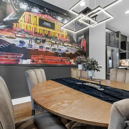 Elegant Nash Karaoke Haven With Rooftop Fire Table *