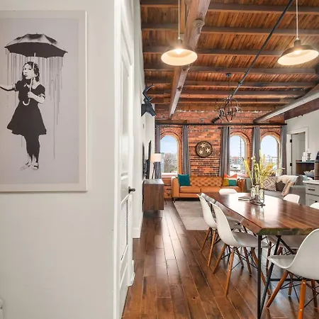 Rustic Loft W/ Speakeasy & Pool | Near Broadway Apartment *