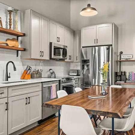 Rustic Loft W/ Speakeasy & Pool | Near Broadway Apartment *