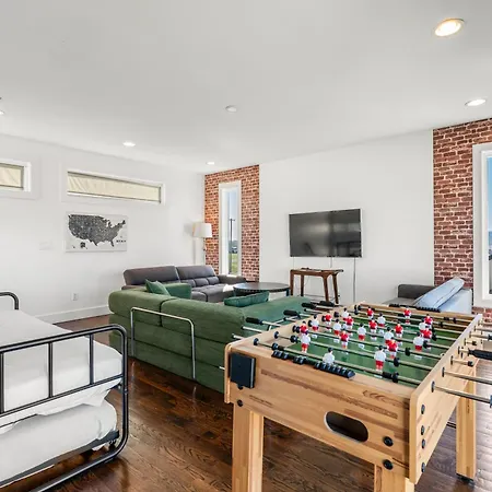 8min To Downtown With Rooftop Golf Grill And Firepit *