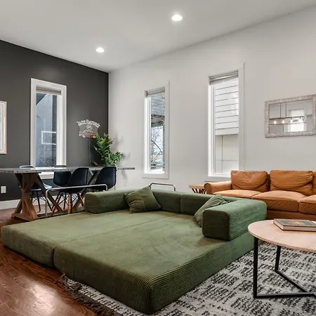 Downtown Views With Rooftop Golf Grill And Firepit Only 8min To Broadway *