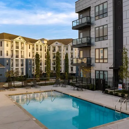New Modern 2bdr In Walkable Midtown W Gym Pool Honkey-tonk By Avantstay *