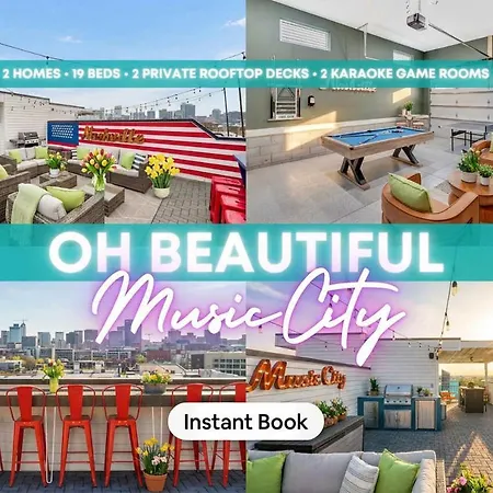 Ultimate Rooftop Double Games Bbq Skyline Views *