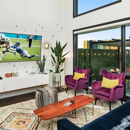 New Walk To Gulch - Private Penthouse Pool & Deck Views Apartment Nashville