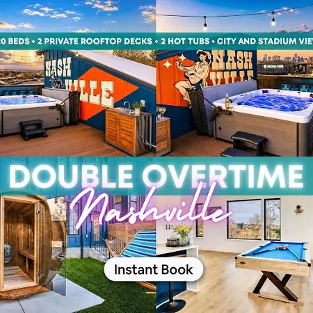Twin Homes Rooftop Deck Hot Tub Outdoor Kitchen