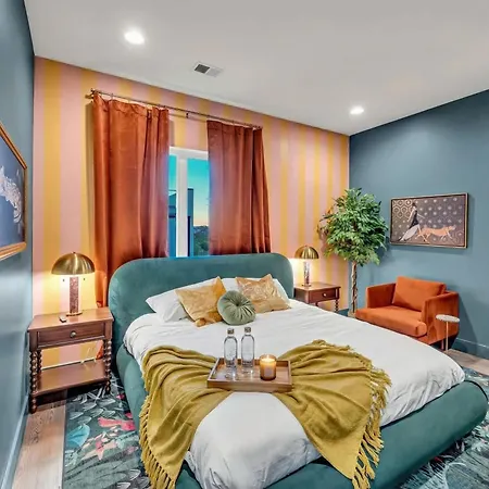 Disco Themed Hot Tub & Rooftop Decks In Nashville