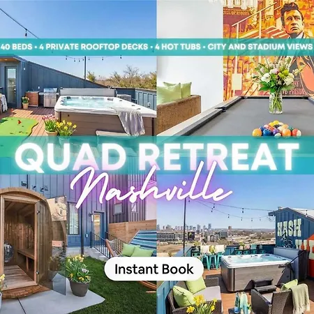 Holiday home 4 Rooftop Decks 4 Hot Tubs Game & Sauna