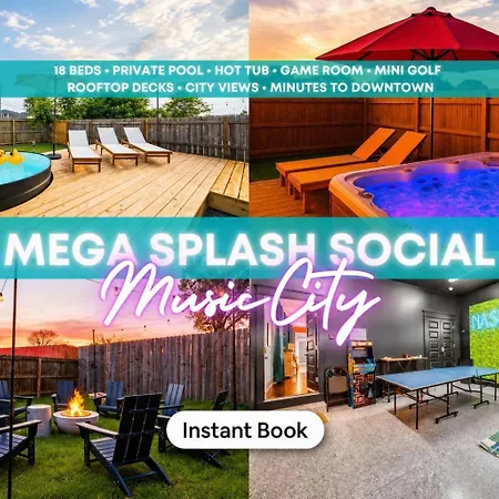 Private Pool Game Compound Minutes To Broadway Holiday home