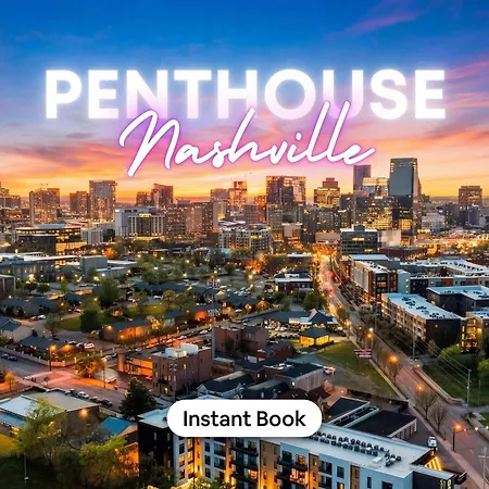 Apartment The Penthouse - 3br Rooftop - Downtown Nashville