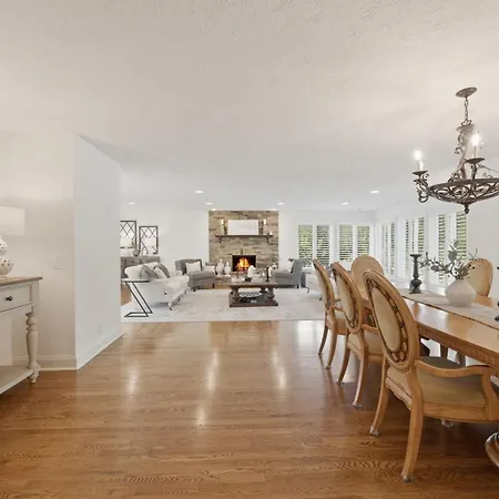 Unwind By The Fireplace In North Nashville